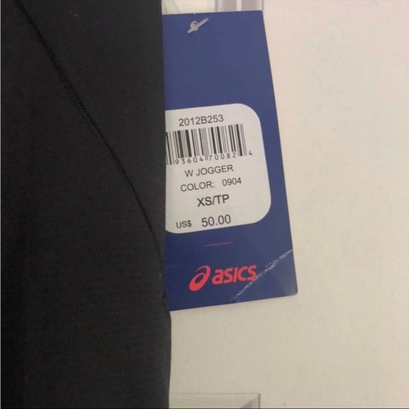 NWT Asics Black Joggers - Picture 3 of 8